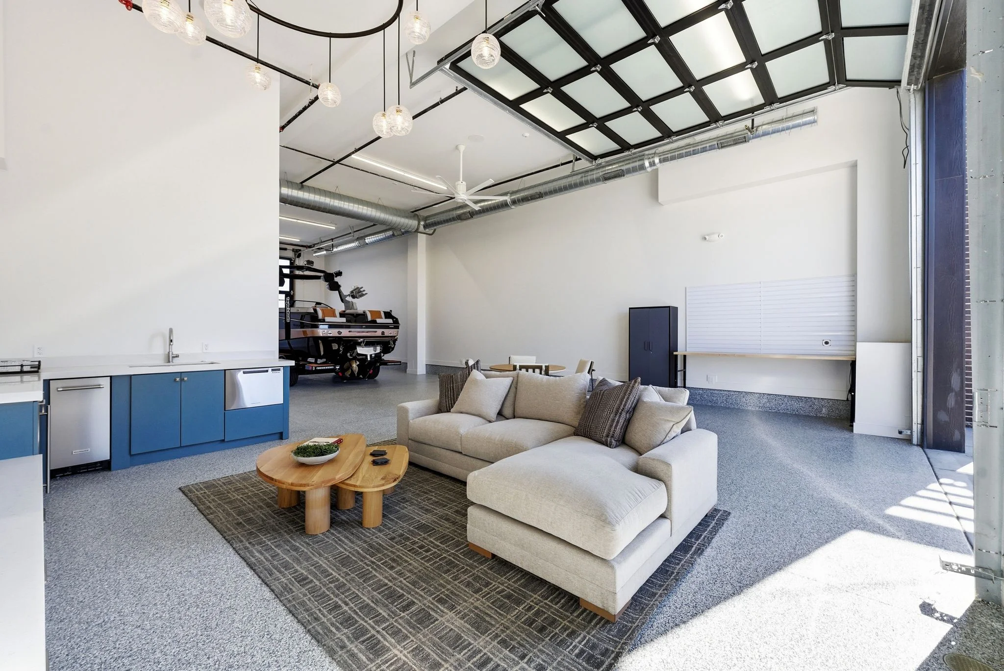 Hallway with natural light