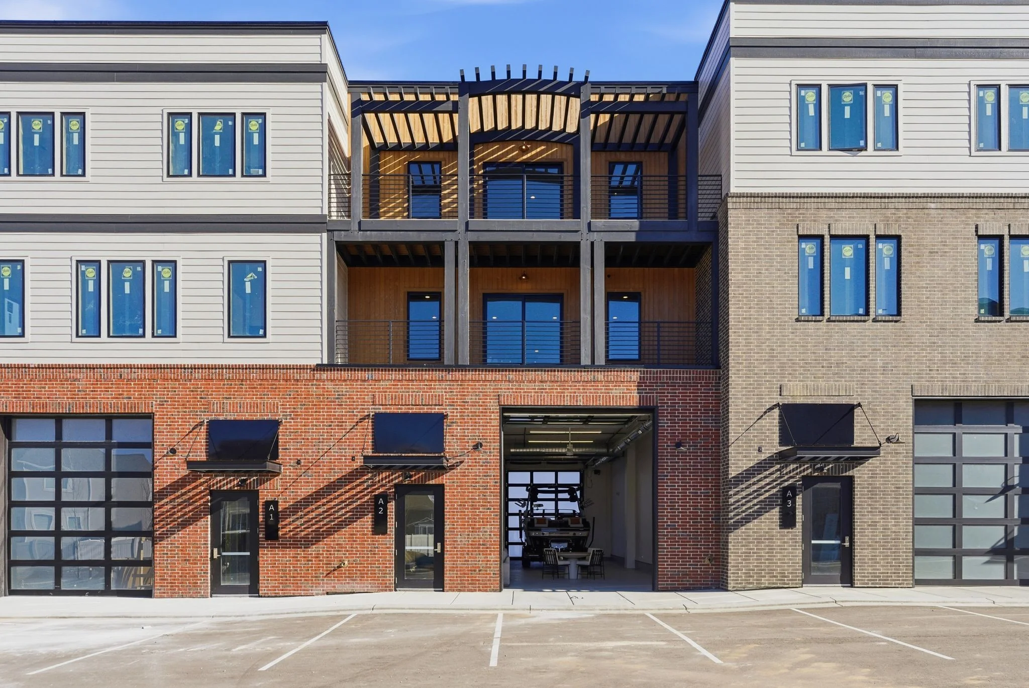 Stair landing detail