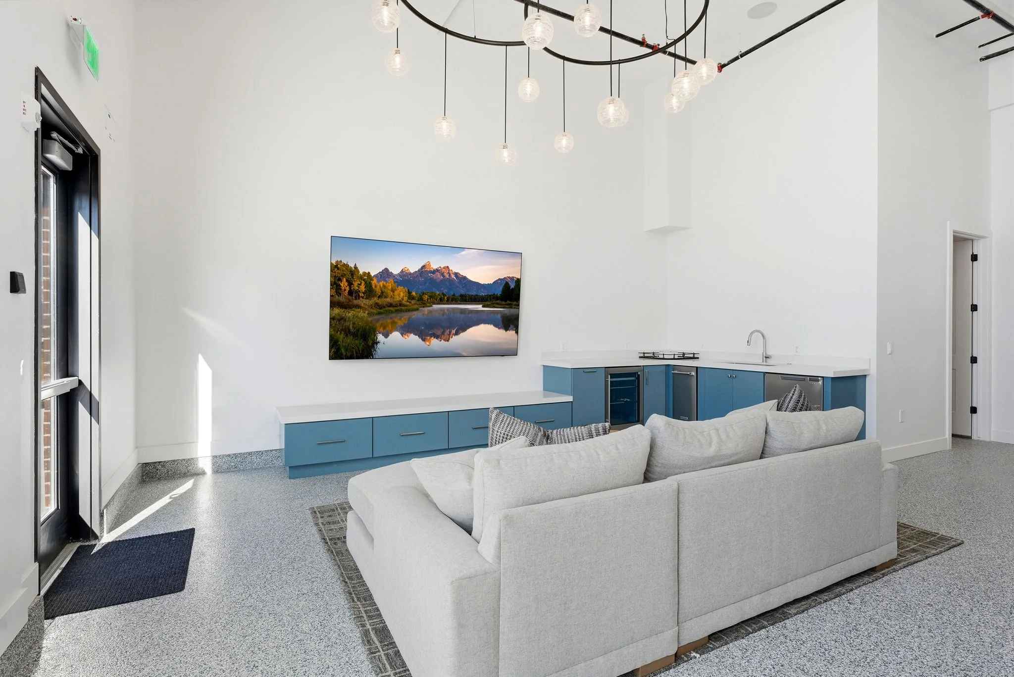 Mudroom with built-in storage